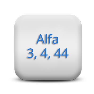 alfamacchine 3, 4, 44