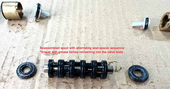 Control valve seal / repair kit - Underpinner Spares
