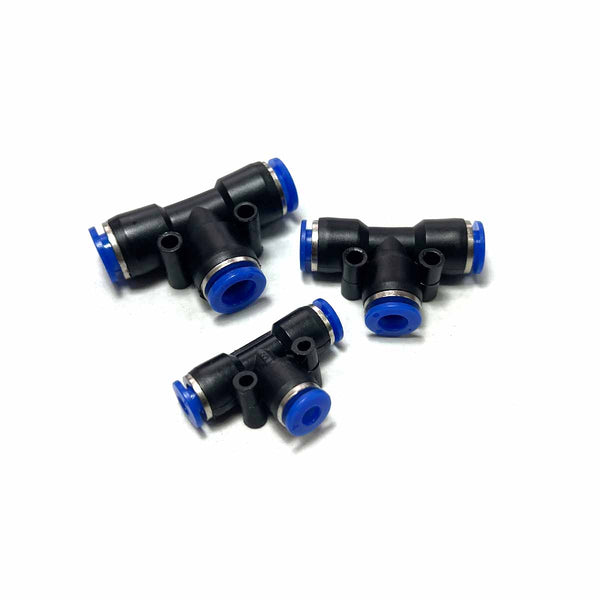 Pneumatic tee connector - Underpinner Spares