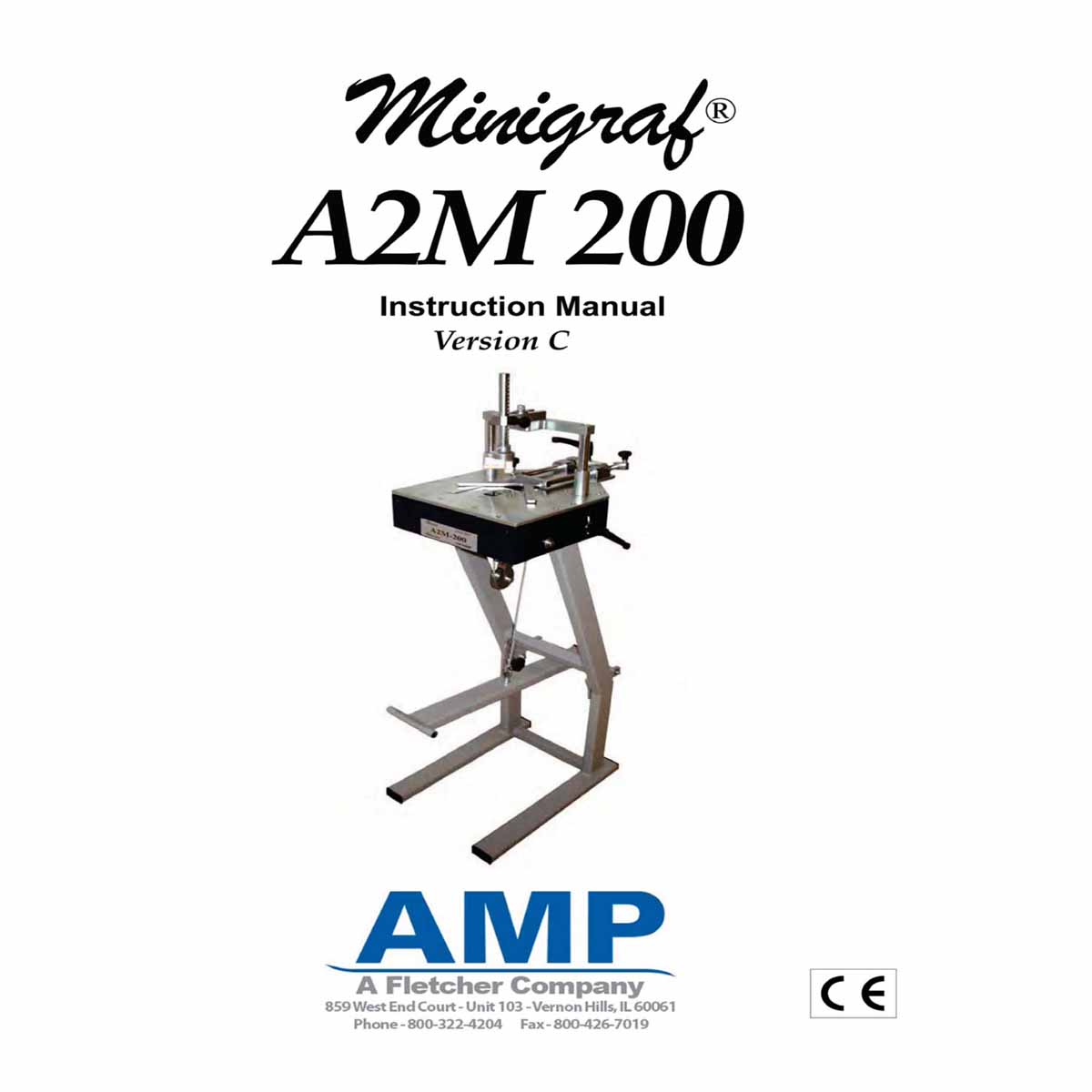 Alfamacchine A2M 200 user manual