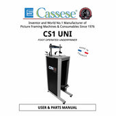 Cassese cs1 UNI User Manual - Underpinner Spares