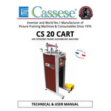 Cassese cs20 CART User Manual - Underpinner Spares