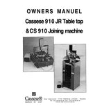 Cassese cs910 User Manual - Underpinner Spares