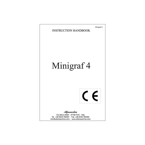 Alfamacchine Minigraf 4 - Underpinner Spares