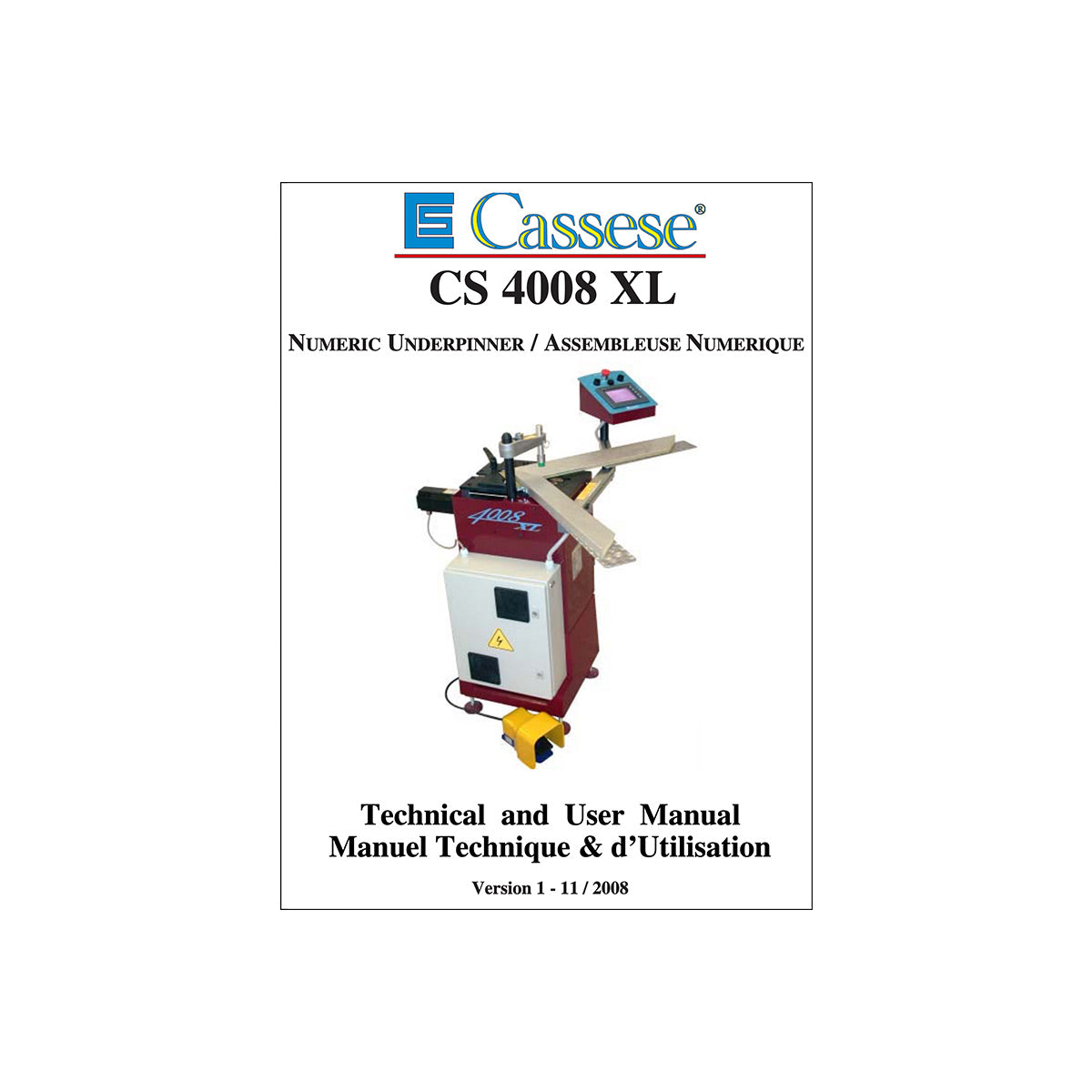 Cassese cs4008XL - Underpinner Spares
