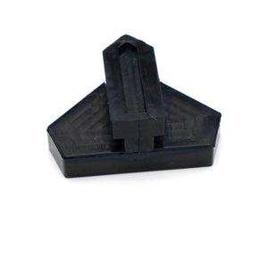 Black (hard) Tri Clamping Pad - Underpinner Spares