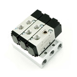 3x Pilot Spring Valves + Manifold - Underpinner Spares